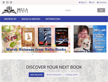 Tablet Screenshot of bellabooks.com